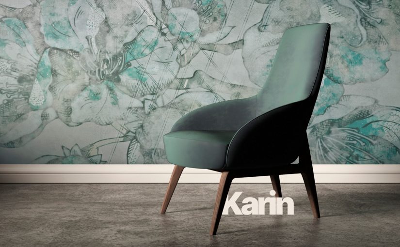 Luxurious Karin armchair by Doimo Salotti