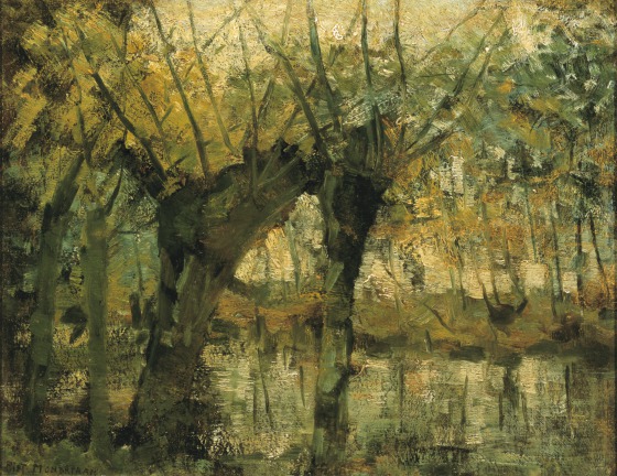 Willow Grove: Impression of Light and Shadow, c. 1905, oil on canvas, 35 x 45 cm, Dallas Museum of Art